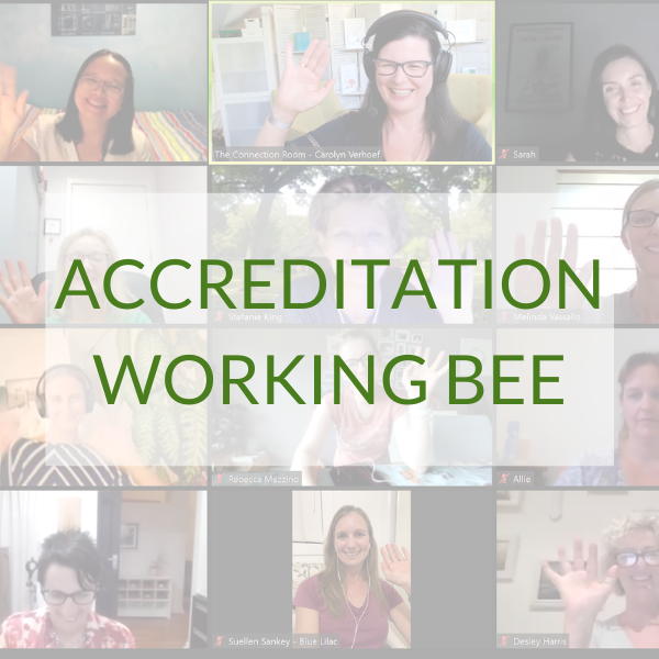 Accreditation Working Bee