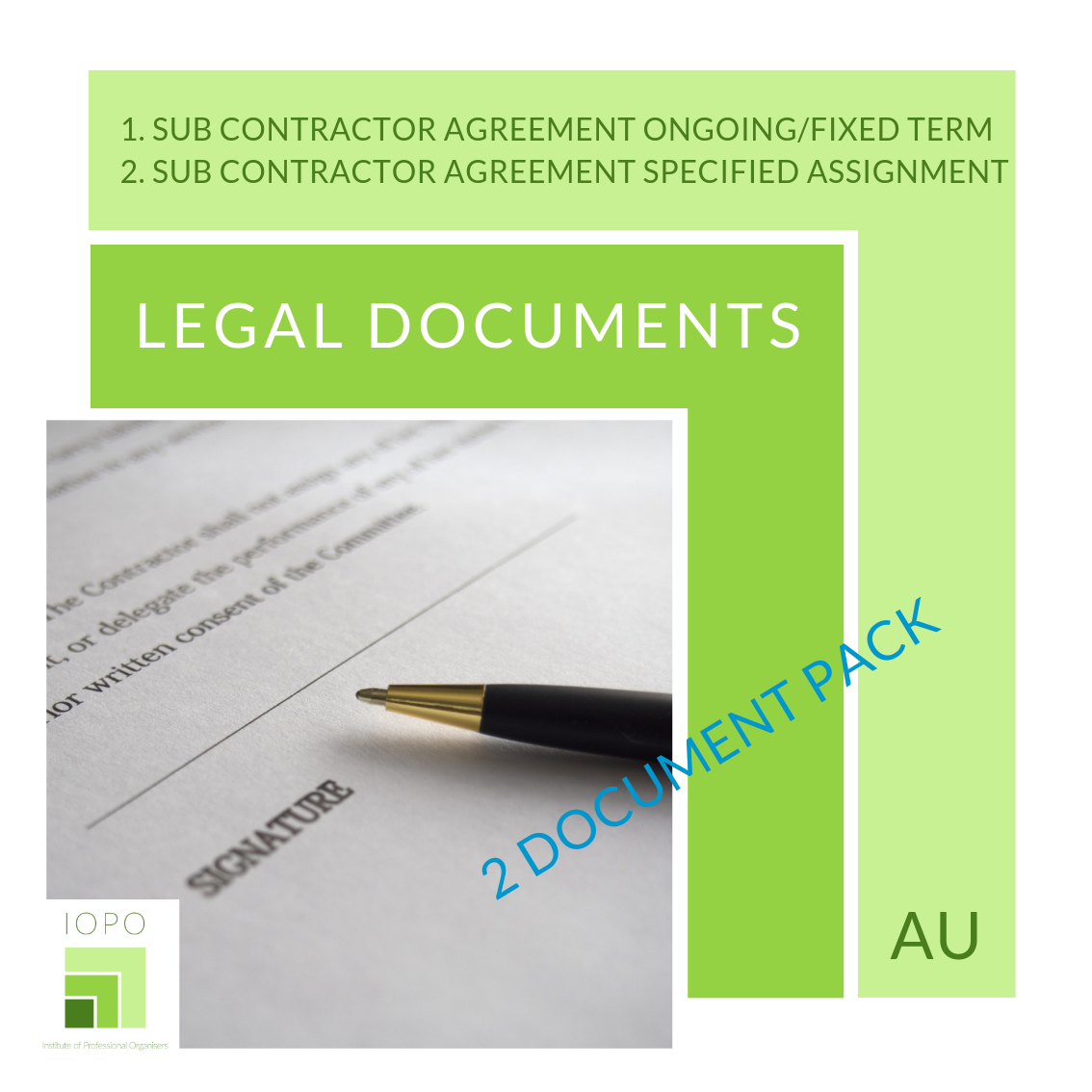 Sub Contractor Agreement Pack