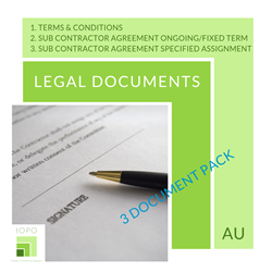 AU Legal Documents Pack: T&amp;Cs + Both Sub Contr. Agreements