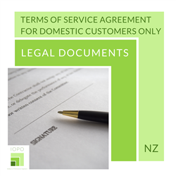 NZ Terms of Service Domestic Customers